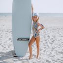 KID's girl's One-piece swimsuit with sleeves JELLYFISH