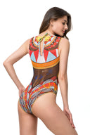 This file provides a brief overview of a sustainable and fashionable smart swimsuit featuring the Africa print. It's a sleeveless one-piece design with tan-without-tan-lines technology, catering to individuals with visual impairment or low-bandwidth connections.