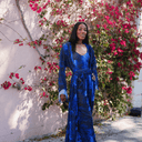 Luxe Beach Kimono / DEEP OCEAN