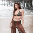 Triangle Bikini Top / CHEETAH