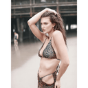 Triangle Bikini Top / CHEETAH