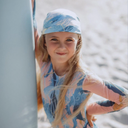 KID's girl's One-piece swimsuit with sleeves JELLYFISH