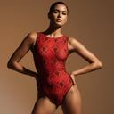 Sleeveless Swimsuit / Bodysuit / RED QUEEN