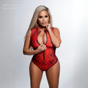 Zipper Sleeveless Swimsuit / Bodysuit / RED QUEEN