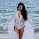 Zipper Sleeveless Swimsuit / Bodysuit / PEARLS