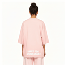 Oversized T-Shirt  / Washed Cozy Pink