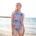 DRAGONFLIES / SLEEVELESS SWIMSUIT / shape-wear