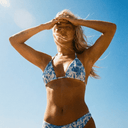 Triangle Bikini Top / Greek Summer