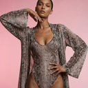 Luxe One-Piece Swimsuit / SNAKE