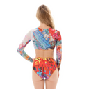 GRAFFITI HIGH WAIST BIKINI (BOTTOM)