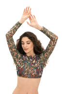 ALKONOST / TOP WITH SLEEVES / shape-wear