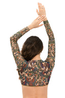 ALKONOST / TOP WITH SLEEVES / shape-wear