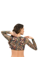 ALKONOST / TOP WITH SLEEVES / shape-wear