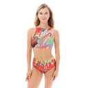 GRAFFITI / SWIM TOP / shape-wear