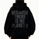 Oversized Hoodie / Washed Black