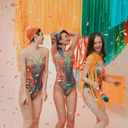 PORTOFINO / ONE-PIECE SLEEVELESS SWIMSUIT / shape-wear