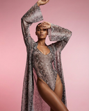 Luxe Beach Kimono / SNAKE