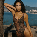 Luxe One-Piece Swimsuit / CHEETAH