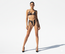 Triangle Top & Tie-Side High Cut Bikini / Sample SALE / Imperial