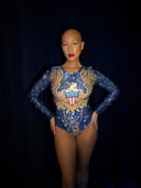 EAGLE  One-Piece Swimsuit / Bodysuit with sleeves