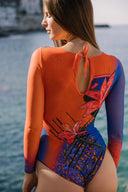 LILY / SWIMSUIT WITH SLEEVES / shape-wear