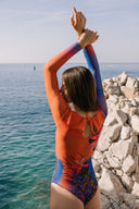 LILY / SWIMSUIT WITH SLEEVES / shape-wear