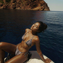 Triangle Bikini Top / SNAKE