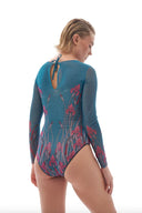 SWANS / SWIMSUIT WITH SLEEVES / shape-wear