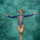 SNAKE 24 / SWIMSUIT WITH SLEEVES / shape-wear