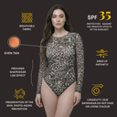 MEOW / SWIMSUIT WITH SLEEVES / shape-wear