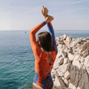 LILY / SWIMSUIT WITH SLEEVES / shape-wear