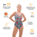 FAIRY-TAIL / SLEEVELESS SWIMSUIT / shape-wear