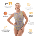 3DPEN / SLEEVELESS SWIMSUIT / shape-wear