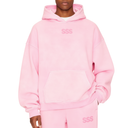 Oversized Hoodie / Washed Cozy Pink