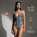 Luxe One-Piece Swimsuit / ZEBRA