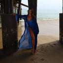 Luxe Beach Kimono / DEEP OCEAN