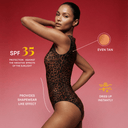 Sleeveless Swimsuit / Bodysuit /  CHEETAH